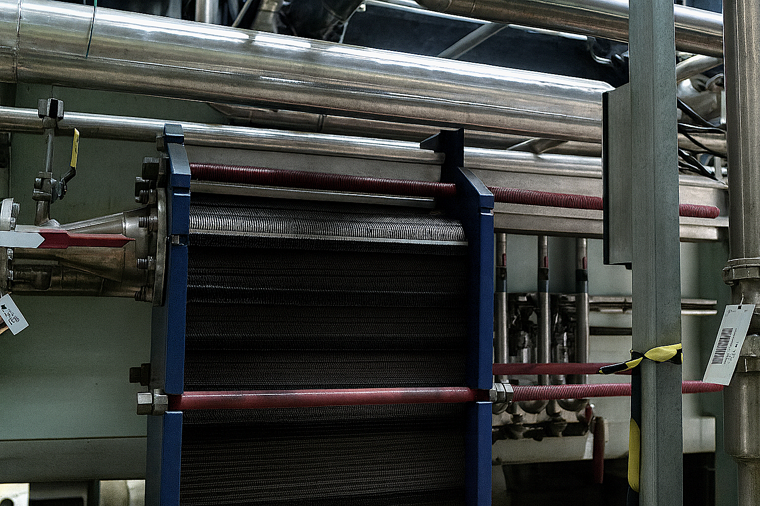 Thermal signature confirms flow restriction (1) - Moody Heat Exchangers' Thermographic Survey